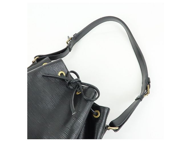 Borsa a tracolla Louis Vuitton Epi Petit Noe Noir Black M59012 - vista 6