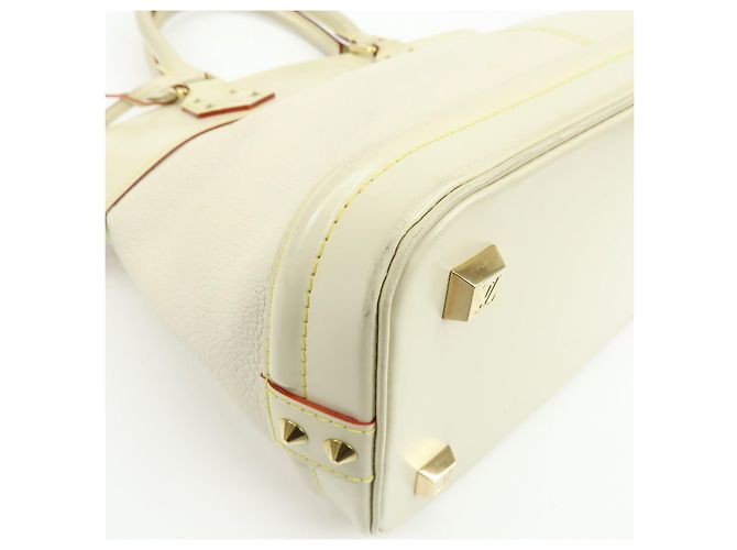 Borsa a mano Louis Vuitton Suhari Lock It PM Blanc M91887 - vista 11