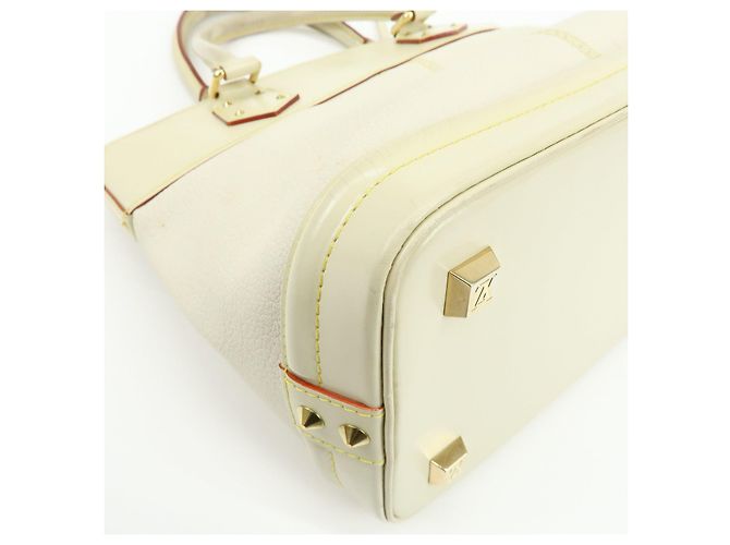 Borsa a mano Louis Vuitton Suhari Lock It PM Blanc M91887 - vista 13