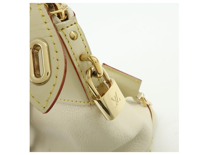 Borsa a mano Louis Vuitton Suhari Lock It PM Blanc M91887 - vista 17