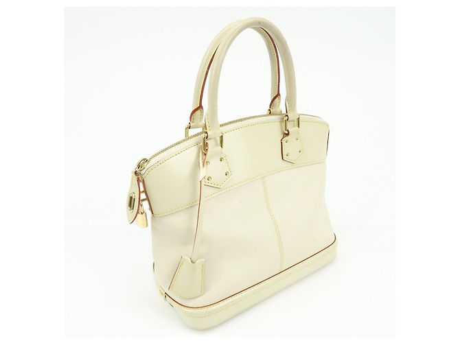 Borsa a mano Louis Vuitton Suhari Lock It PM Blanc M91887 - vista 4