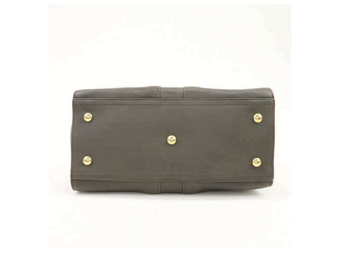 Autre Marque SAINT LAURENT PARIS Borsa 2WAY Cabas Chyc in pelle Grigio 370699 - vista 5