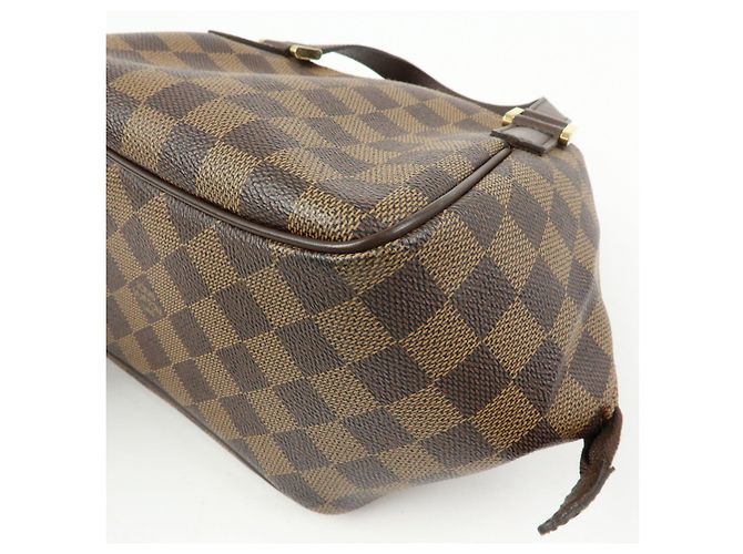 Borsa Louis Vuitton Damier Canvas Belem PM Ebene Brown N51173 - vista 10