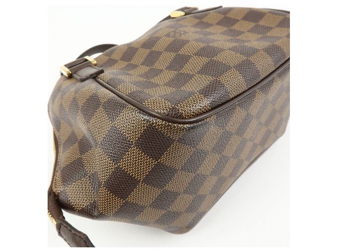Borsa Louis Vuitton Damier Canvas Belem PM Ebene Brown N51173 - vista 11
