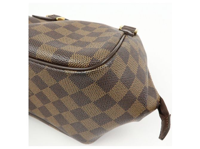 Borsa Louis Vuitton Damier Canvas Belem PM Ebene Brown N51173 - vista 12