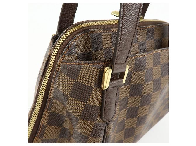 Borsa Louis Vuitton Damier Canvas Belem PM Ebene Brown N51173 - vista 15
