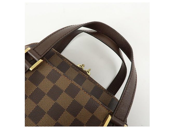 Borsa Louis Vuitton Damier Canvas Belem PM Ebene Brown N51173 - vista 6