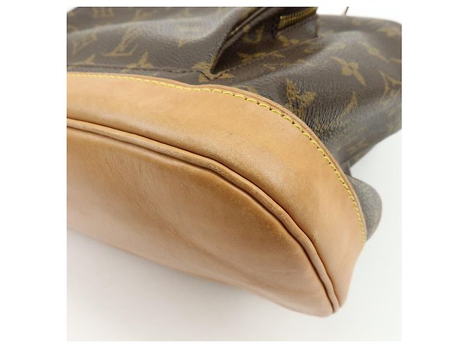 Zaino Louis Vuitton Monogram Montsouris GM Brown M51135 - vista 11