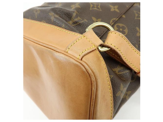 Zaino Louis Vuitton Monogram Montsouris GM Brown M51135 - vista 13