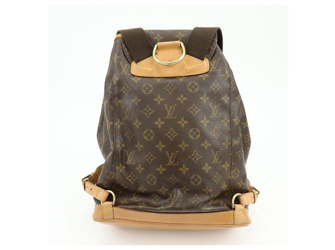 Zaino Louis Vuitton Monogram Montsouris GM Brown M51135 - vista 2