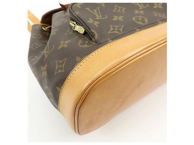 Zaino Louis Vuitton Monogram Montsouris MM Brown M51136 - vista 10