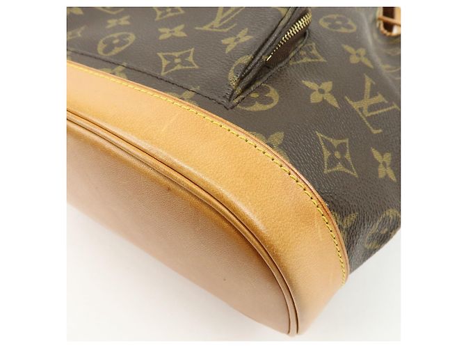 Zaino Louis Vuitton Monogram Montsouris MM Brown M51136 - vista 11
