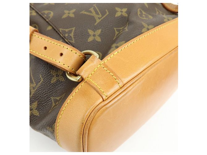 Zaino Louis Vuitton Monogram Montsouris MM Brown M51136 - vista 12