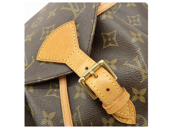 Zaino Louis Vuitton Monogram Montsouris MM Brown M51136 - vista 15