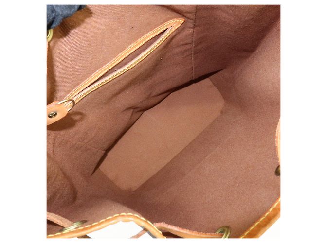 Zaino Louis Vuitton Monogram Montsouris MM Brown M51136 - vista 22