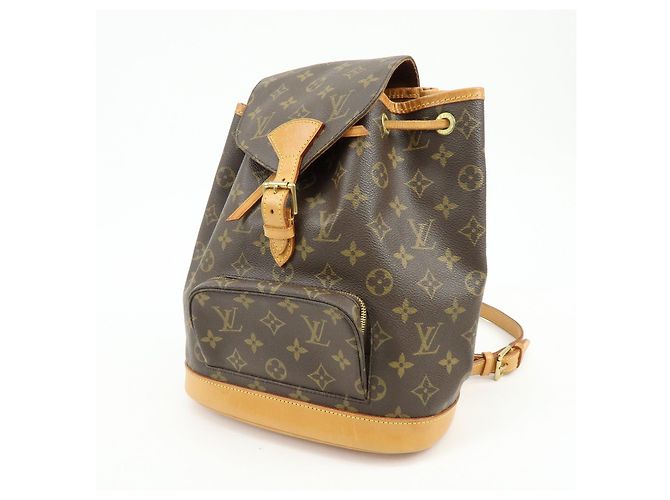 Zaino Louis Vuitton Monogram Montsouris MM Brown M51136 - vista 3