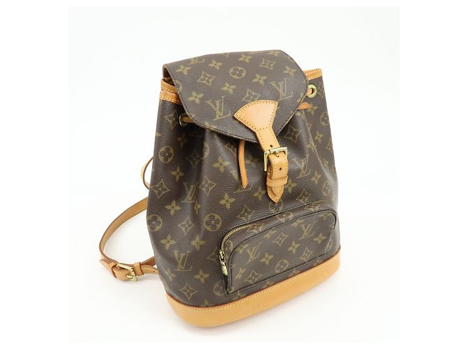 Zaino Louis Vuitton Monogram Montsouris MM Brown M51136 - vista 4