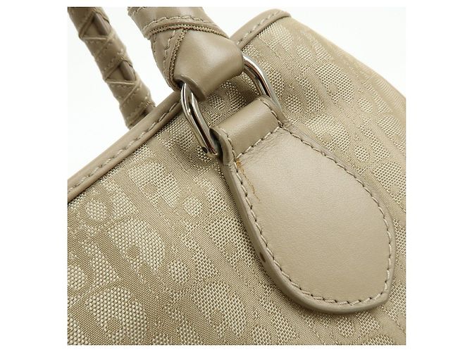 Borsa a mano Christian Dior Romantic Trotter in PVC e pelle Beige - vista 10