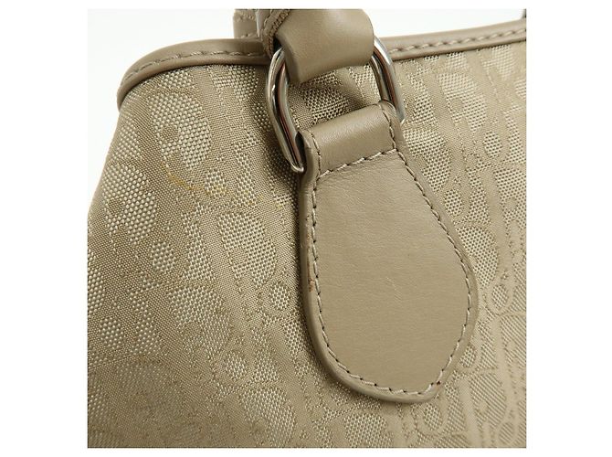 Borsa a mano Christian Dior Romantic Trotter in PVC e pelle Beige - vista 11