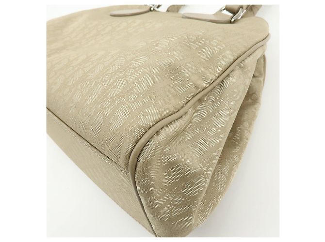 Borsa a mano Christian Dior Romantic Trotter in PVC e pelle Beige - vista 16