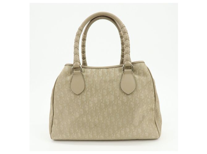 Borsa a mano Christian Dior Romantic Trotter in PVC e pelle Beige - vista 2