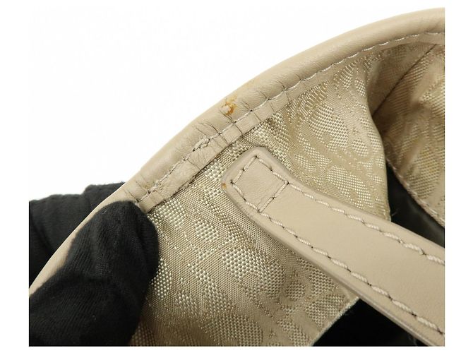 Borsa a mano Christian Dior Romantic Trotter in PVC e pelle Beige - vista 21