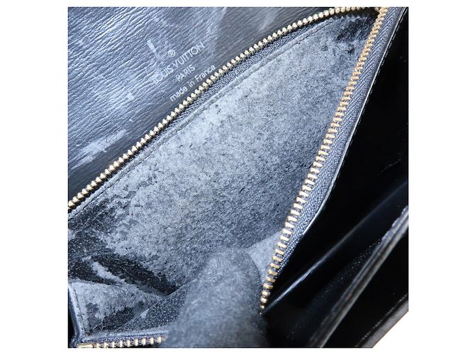 Borsa a tracolla Louis Vuitton Epi Freerun in pelle Noir Black M52402 - vista 22