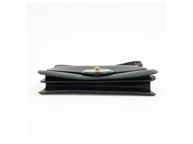 Borsa a tracolla Louis Vuitton Epi Freerun in pelle Noir Black M52402 - vista 5