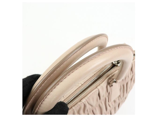 PRADA Borsa a mano e a tracolla 2Way in pelle Nappa Gaufure B2599L - vista 11