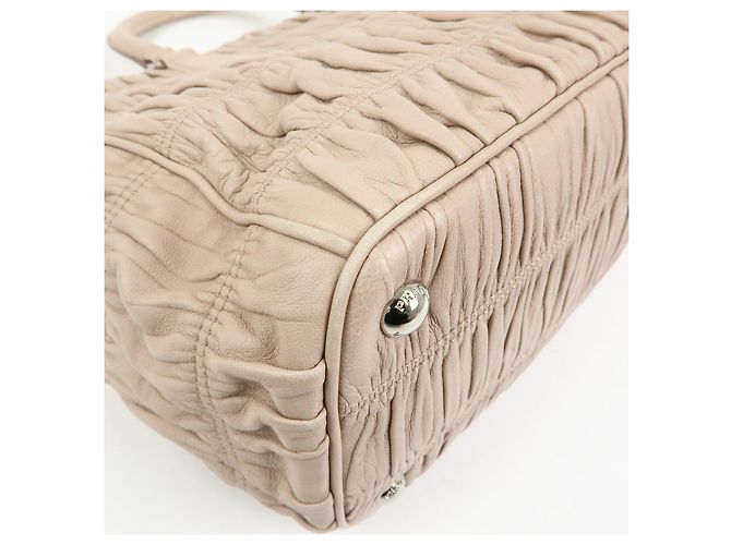 PRADA Borsa a mano e a tracolla 2Way in pelle Nappa Gaufure B2599L - vista 13