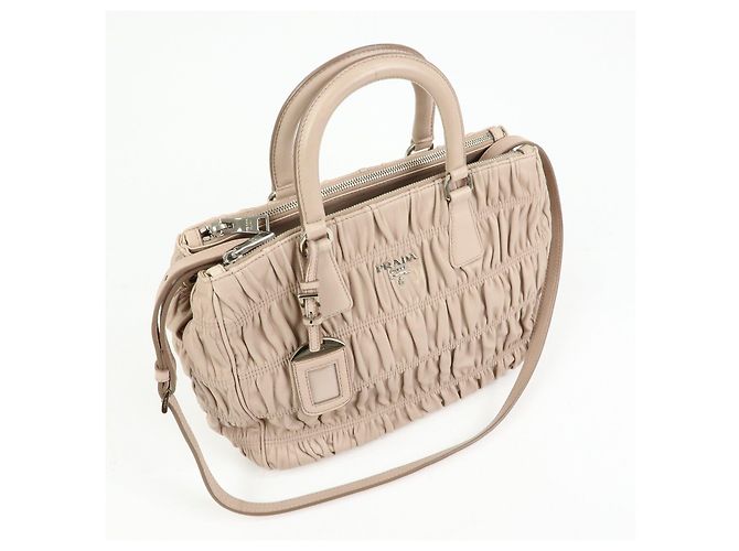 PRADA Borsa a mano e a tracolla 2Way in pelle Nappa Gaufure B2599L - vista 4