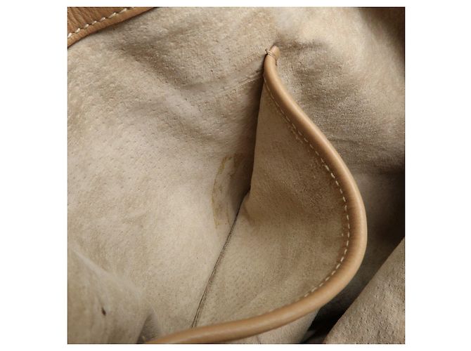 PRADA Borsa a mano e a tracolla 2Way in pelle di vitello morbida Light Brown BN1902 - vista 22