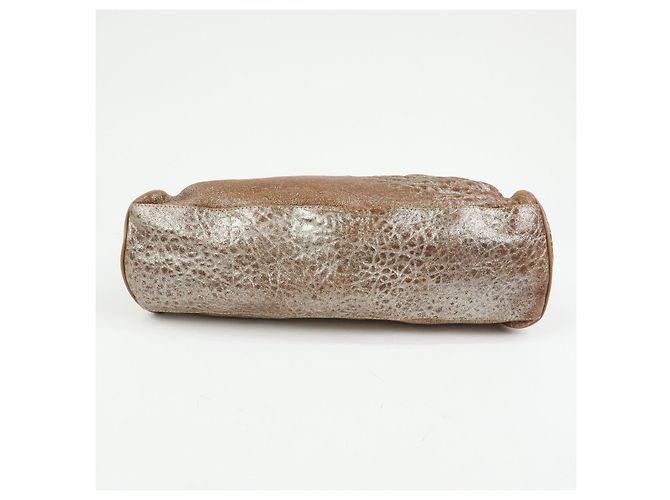 FENDI Borsa Tote Ethnico in pelle Borsa a spalla Camel 8BN162 - vista 5