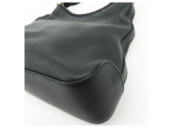 Borsa a tracolla GUCCI Marrakech in pelle Nera 257026 - vista 12