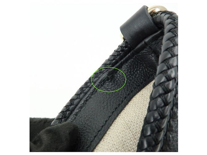Borsa a tracolla GUCCI Marrakech in pelle Nera 257026 - vista 21