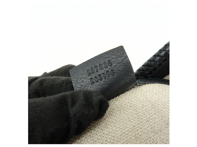 Borsa a tracolla GUCCI Marrakech in pelle Nera 257026 - vista 25