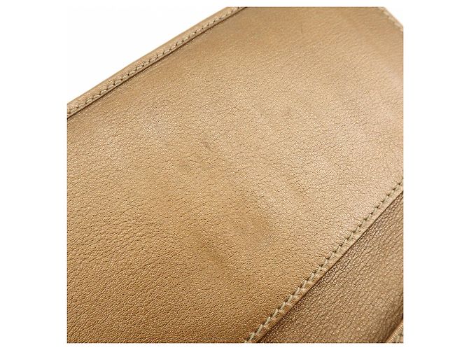GUCCI Interlocking G GG Canvas Leder Long Wallet Light Brown - Ansicht 17