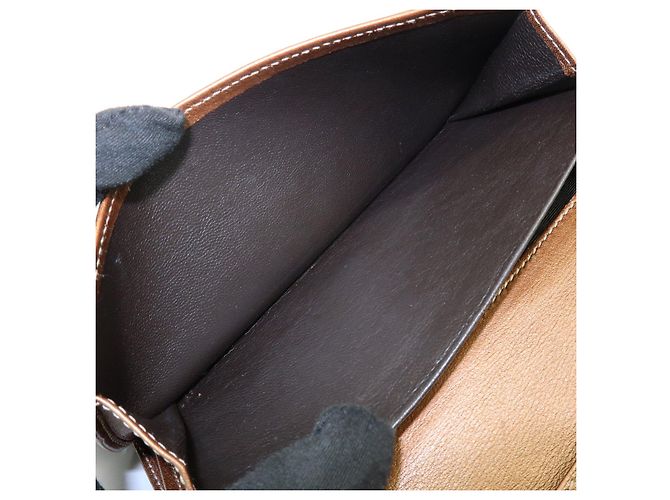 GUCCI Interlocking G GG Canvas Leder Long Wallet Light Brown - Ansicht 18