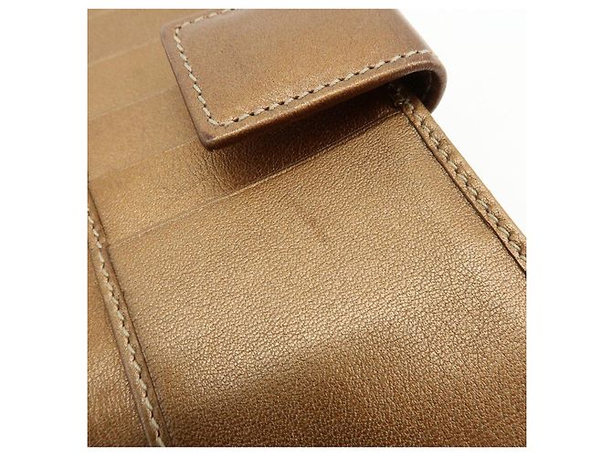 GUCCI Interlocking G GG Canvas Leder Long Wallet Light Brown - Ansicht 20
