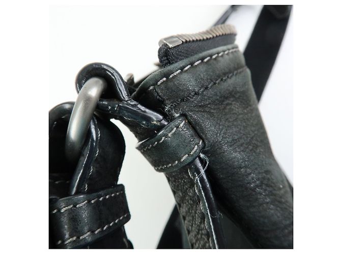 Borsa a tracolla LOEWE Anagram in pelle di vitello Nero - vista 10
