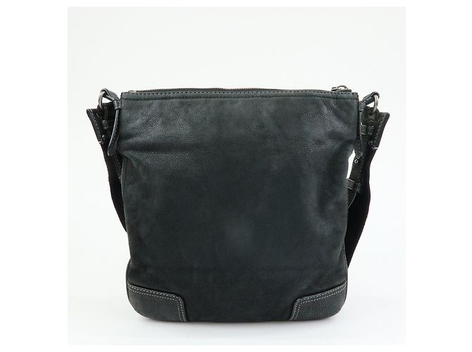 Borsa a tracolla LOEWE Anagram in pelle di vitello Nero - vista 2