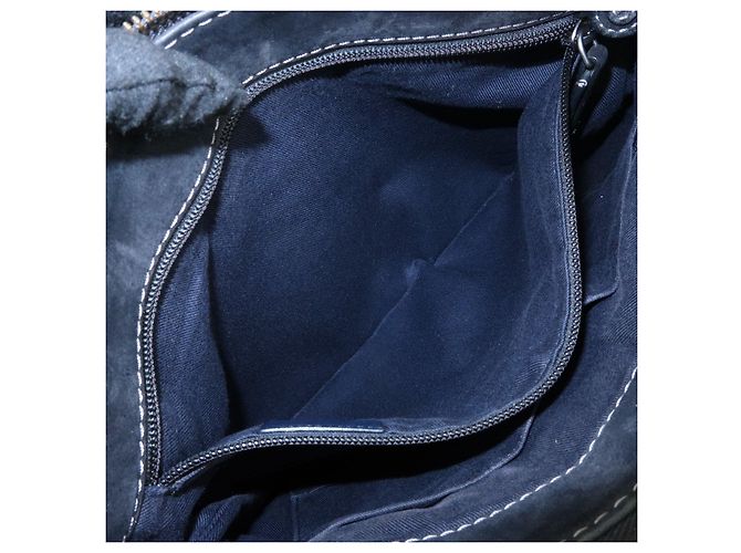 Borsa a tracolla LOEWE Anagram in pelle di vitello Nero - vista 22