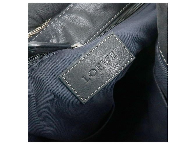 Borsa a tracolla LOEWE Anagram in pelle di vitello Nero - vista 23
