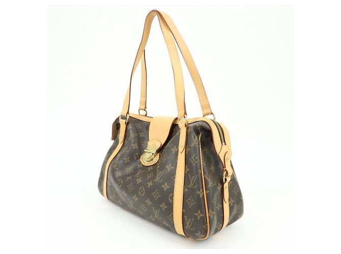 Louis Vuitton Monogram Stresa PM Shoulder Bag Brown M51186 - vista 3