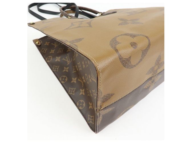 Louis Vuitton Monogram Giant On The Go GM Leather Hand Bag M45320 - vista 11