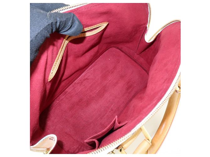 Borsa a mano Louis Vuitton Monogram Multicolor Alma PM Blanc M92647 - vista 22