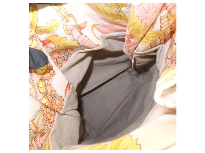 Borsa a spalla LOEWE Scarf Design in tela e pelle Beige Pink - vista 21