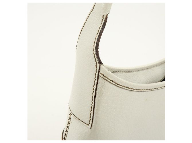 Salvatore Ferragamo Borsa a tracolla e borsa a mano Ferragamo in pelle Bianca - vista 15