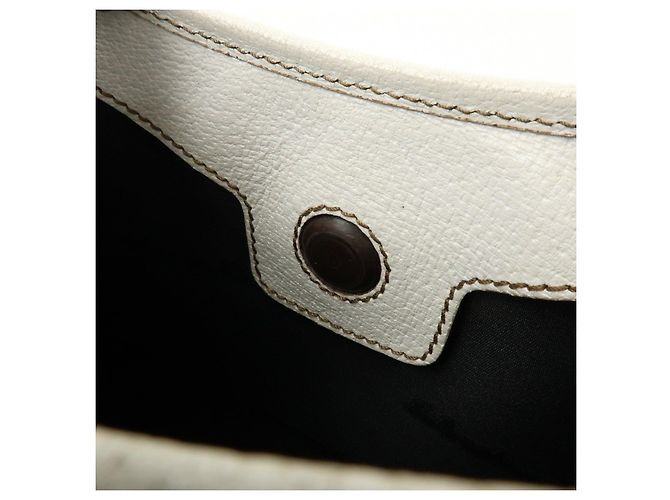 Salvatore Ferragamo Borsa a tracolla e borsa a mano Ferragamo in pelle Bianca - vista 23