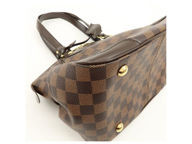 Borsa Louis Vuitton Damier Ebene Verona PM Marrone - vista 10